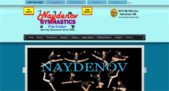 Desktop Screenshot of ngymnastics.com